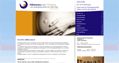 Desktop Screenshot of hebammenpraxis-wuerzburg.de